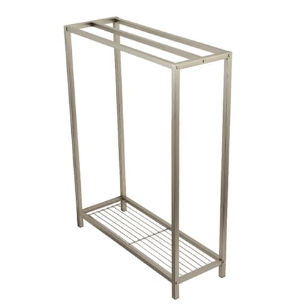 Kingston Brass SCC8358 Edenscape Freestanding Iron Towel Rack, Brushed Nickel SCC8358